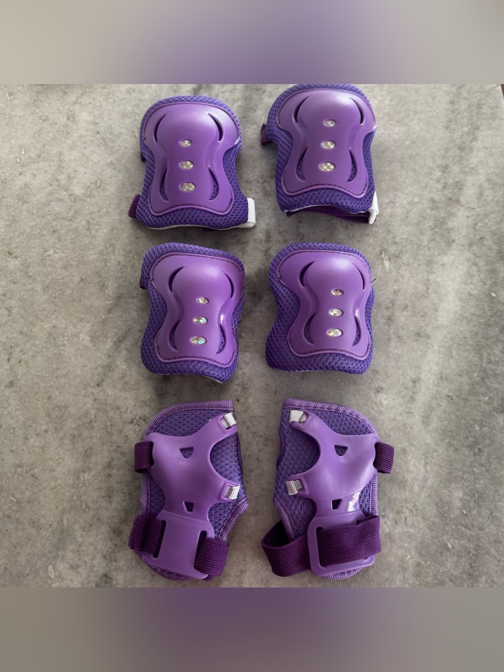 Bosoner Kids Protective Gear Set for Skating and Cycling Purple